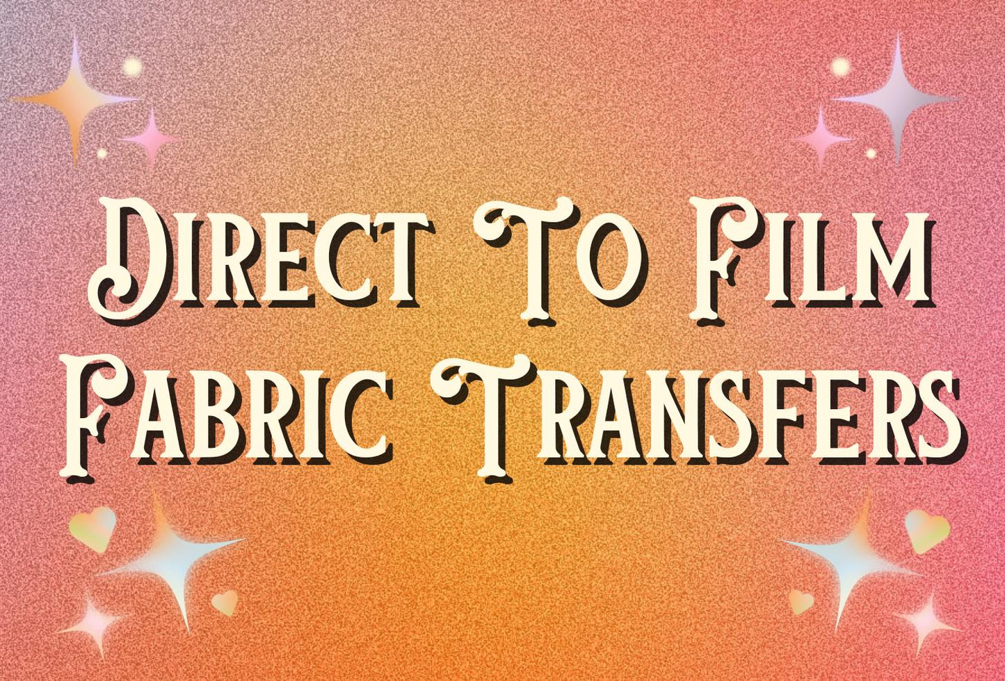 Custom DTF Fabric Transfers