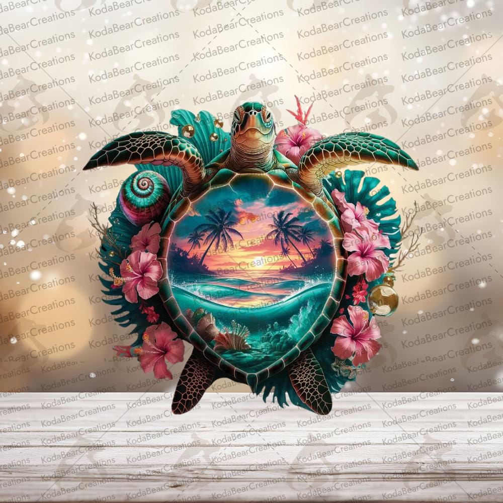 Turtle Exposure UV DTF Decal-D263