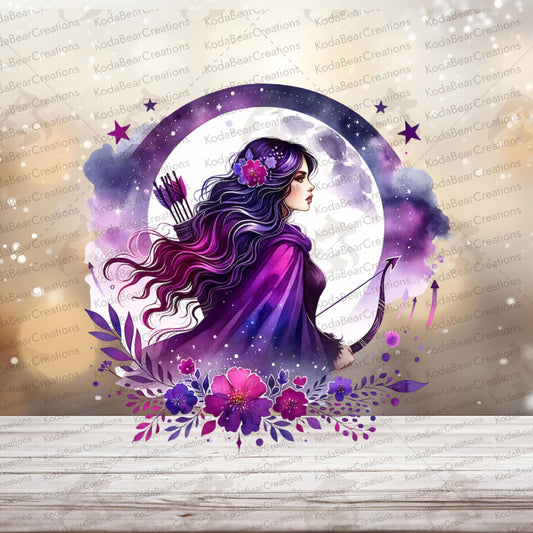 Watercolor Archer UV DTF Decal-D248