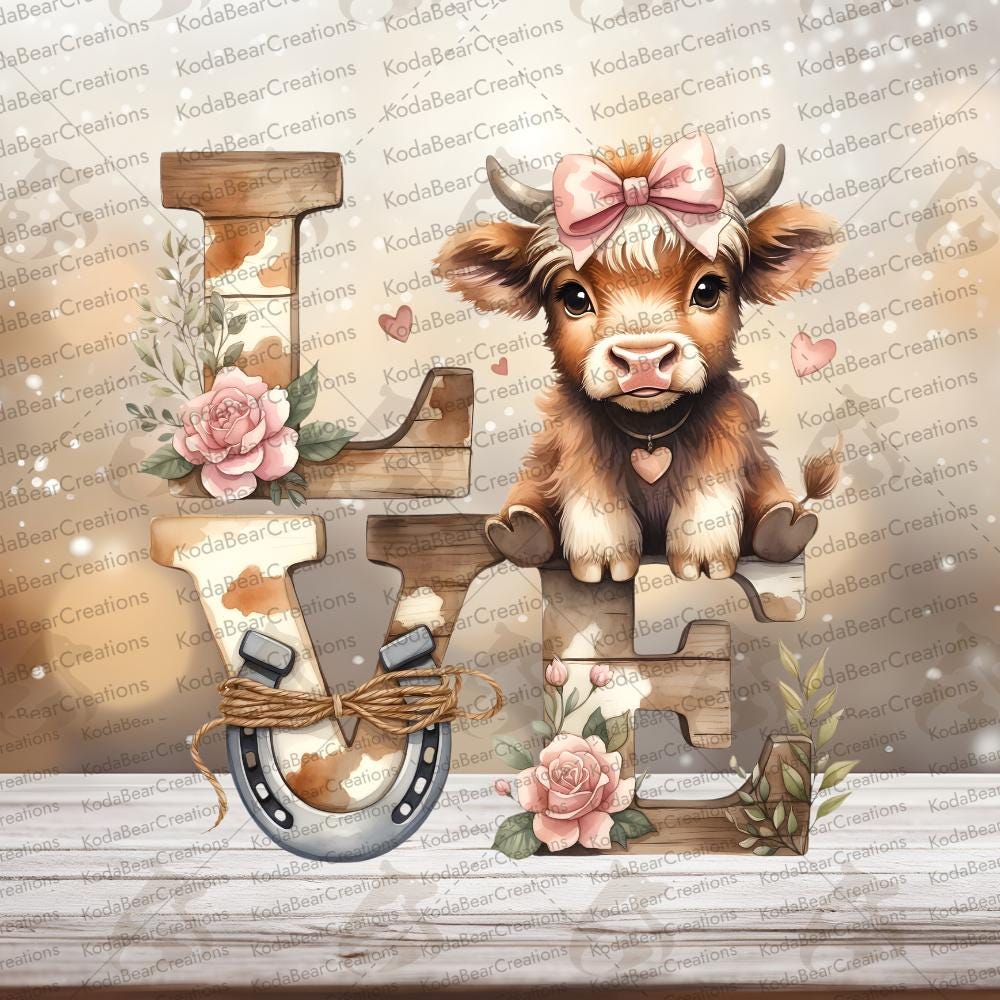 Country Love UV DTF Decal-D274