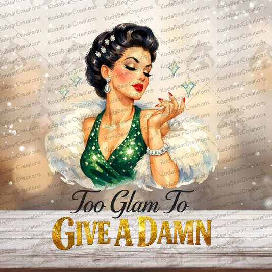 Too Glam UV DTF Decal-D278