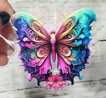 Rainbow Gradient Butterfly